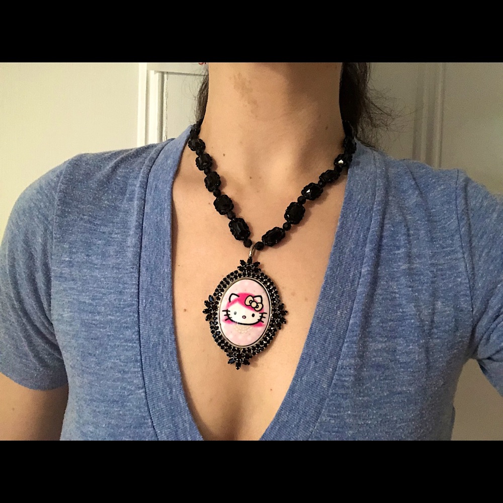 Tarina Tarantino Hello Kitty Goth Lolita Necklace